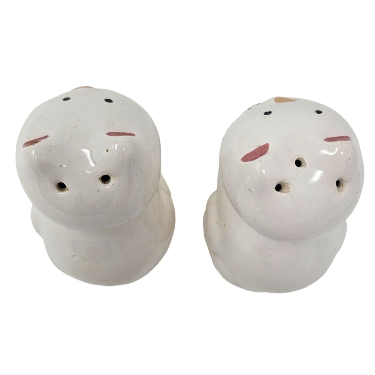 Vintage White Cat Salt And Pepper Shaker Dinnerware Home Goods Made in Brazil