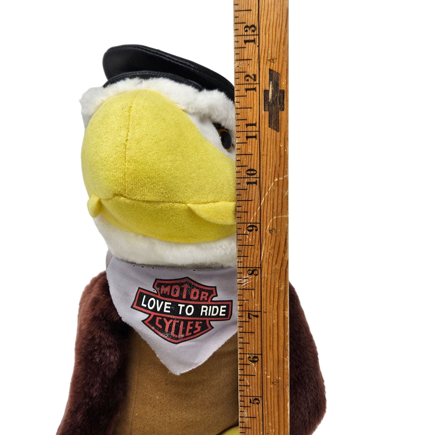 Harley Davidson Motorcycles Bald Eagle Plush Toy Stuffed Animal Biker 13" Tall