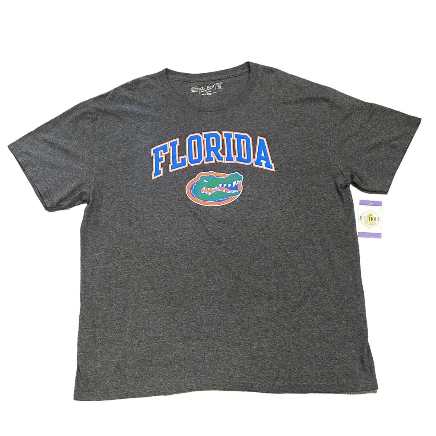 The Victory Mens XXL Gray Tshirt UF Florida Gators Logo Collegiate NCAA Football