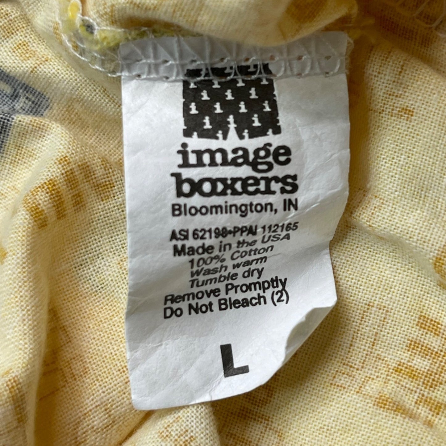 NWOT Imagine Boxers L McDonald's "I'm Lovin' It" Yellow Elastic Waist USA Made