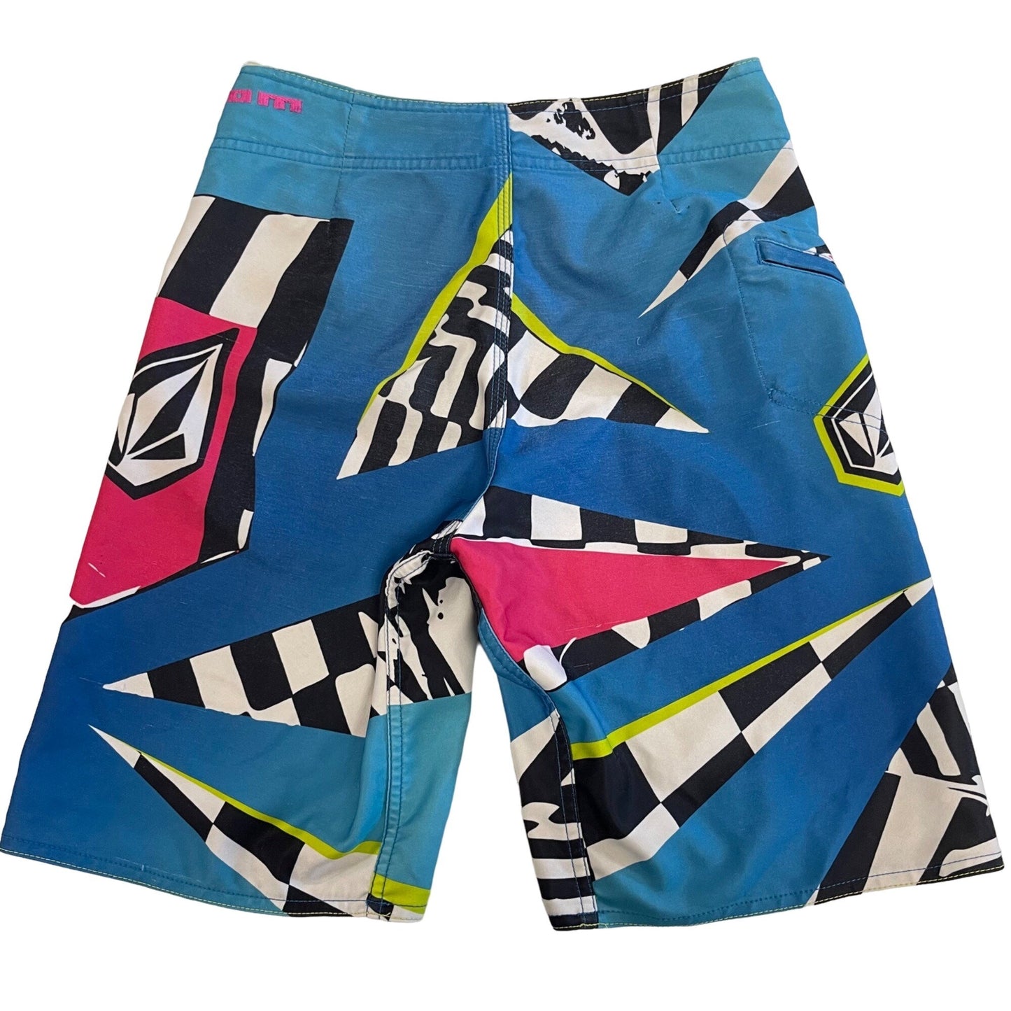 Volcom 12 Dusty Payne Mod Boardshorts Mutlicolor Surf Swim Zip Pocket Drawstring