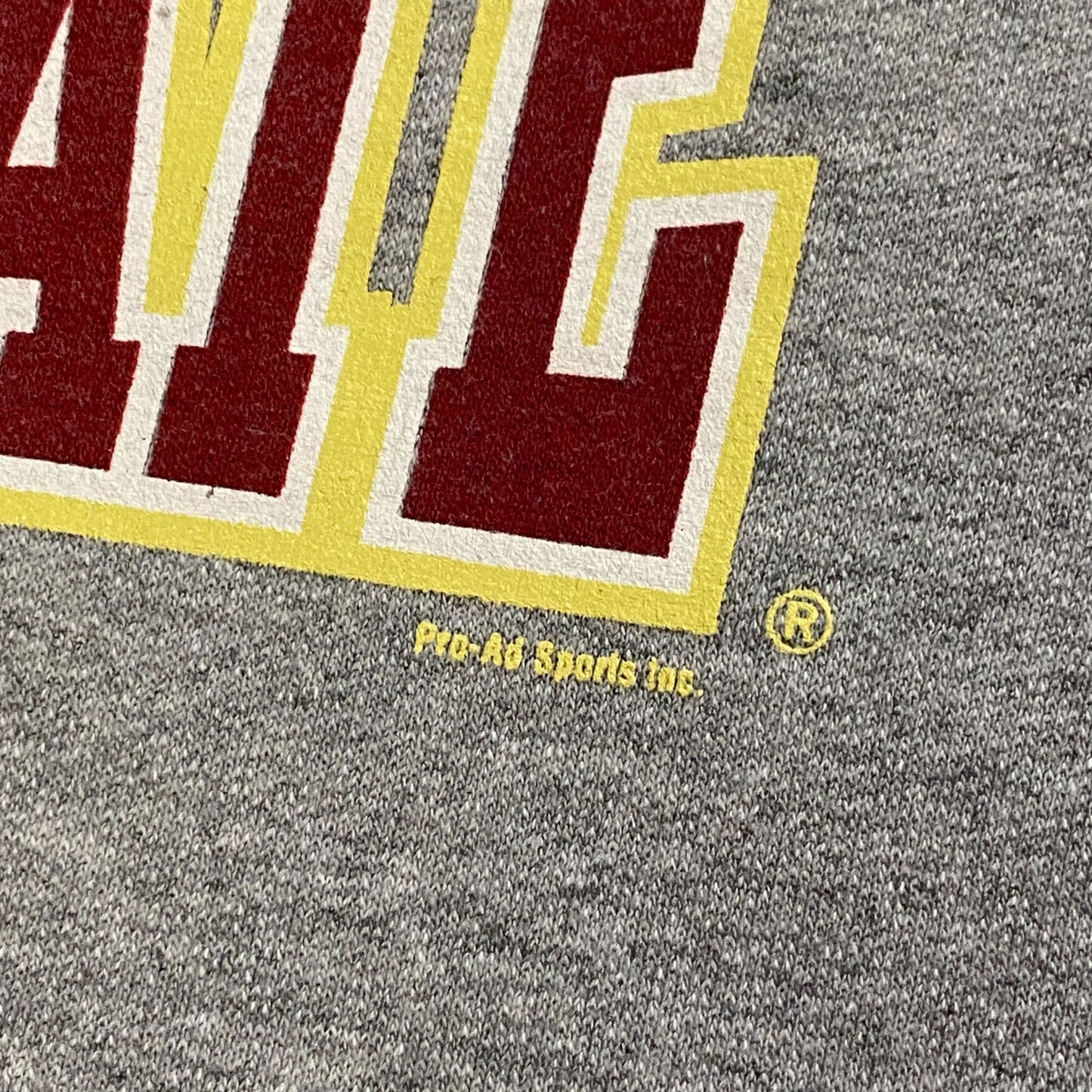 Fruit of the Loom Florida State Seminoles Pullover Sweatshirt Grey FSU Mens XL