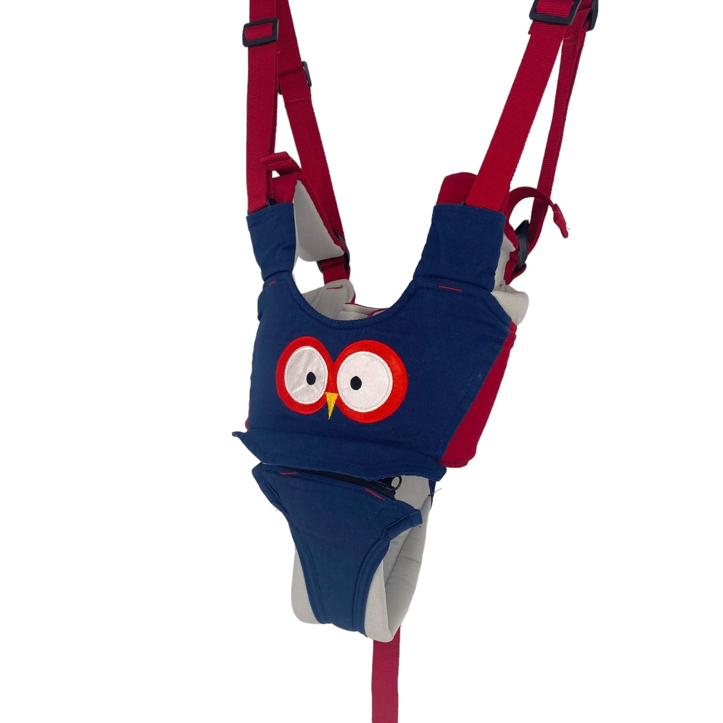 Baby Walking Belt Learning Assist Harness Removable Crouch Strap Owl Red Blue