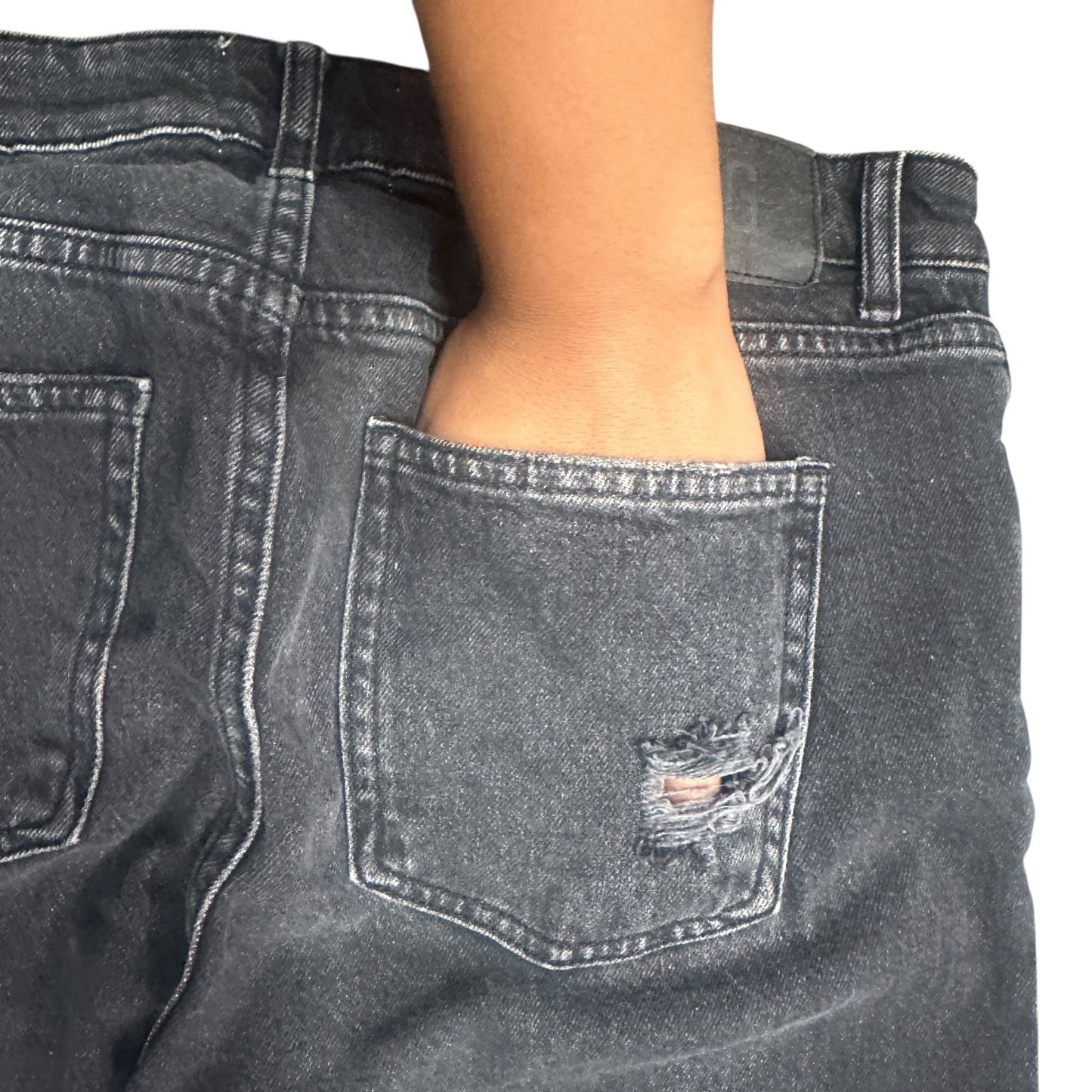 BDG Urban Outfitters Bootcut Jeans Black 33" Inseam Low Rise 29 Normcore Minimal