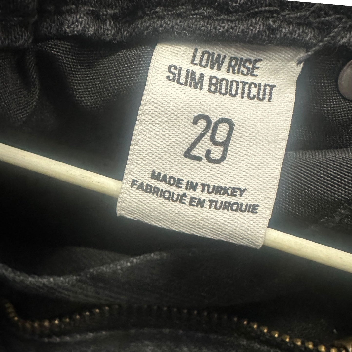 BDG Urban Outfitters Bootcut Jeans Black 33" Inseam Low Rise 29 Normcore Minimal