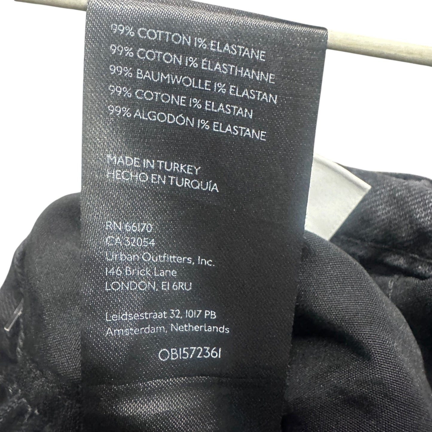 BDG Urban Outfitters Bootcut Jeans Black 33" Inseam Low Rise 29 Normcore Minimal