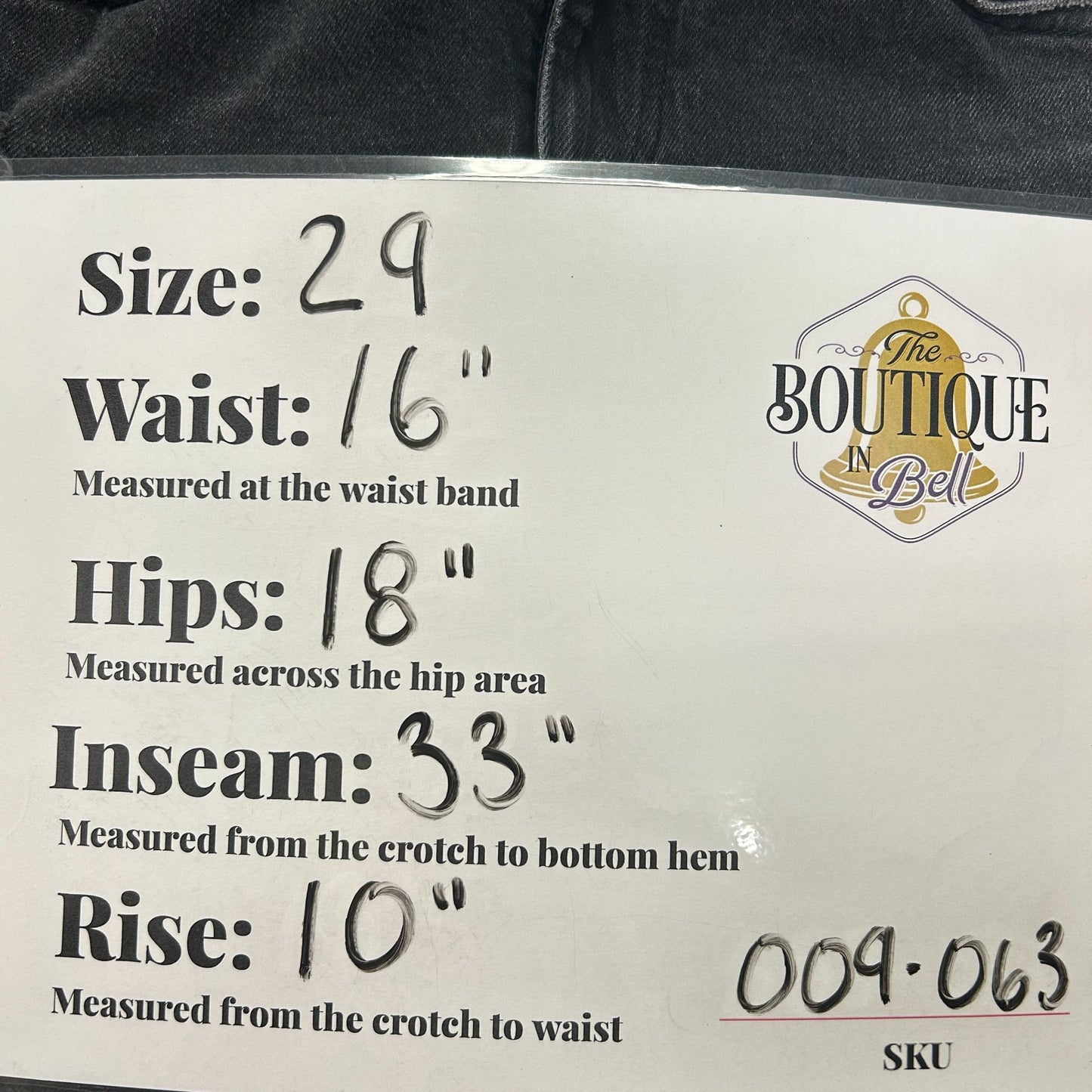 BDG Urban Outfitters Bootcut Jeans Black 33" Inseam Low Rise 29 Normcore Minimal