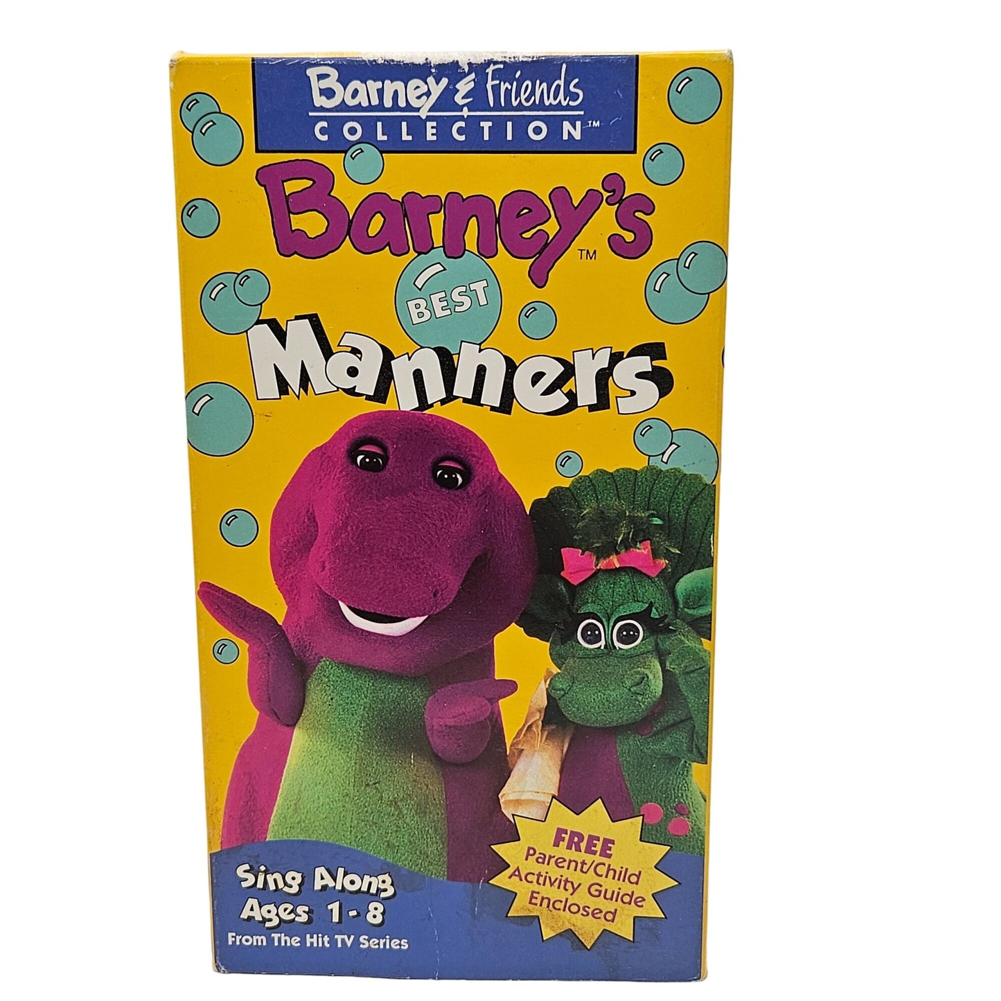 Barney Home Videos VHS Tapes Set of 9 Sing Along Musical Manners Kids TV Show