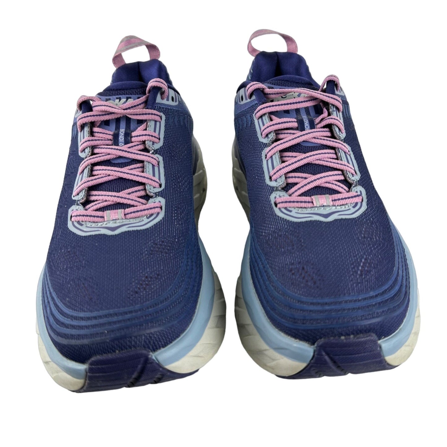 Hoka One One Womens Bondi 6 Running Shoes Purple 1019270 Sneakers Walking Size 8