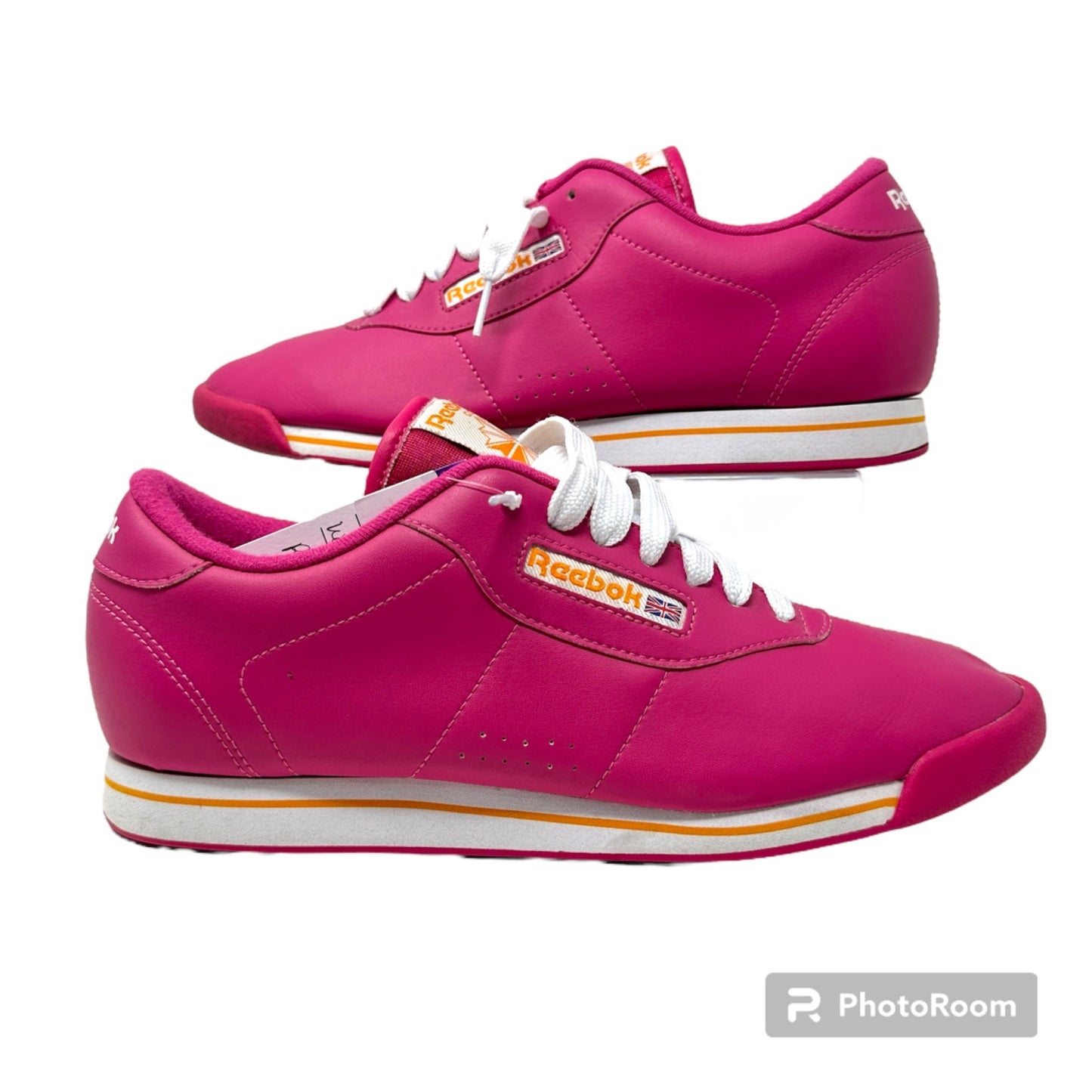 Reebok Womens 10 Classic Pink Princess Low Top Athletic Sneakers Shoes Casual