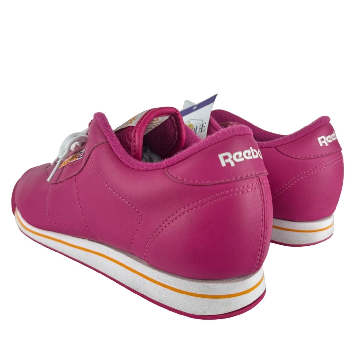 Reebok Womens 10 Classic Pink Princess Low Top Athletic Sneakers Shoes Casual