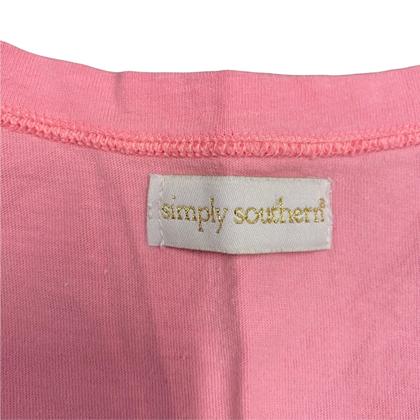 Simply Southern S Pink Tank Top Anchor "Sail With the Best" Sleeveless Shirt