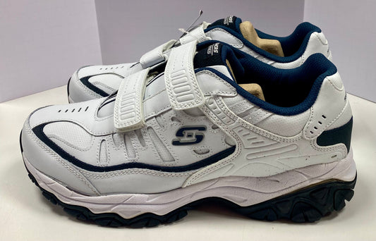 Sketchers Men 11 Memory Foam White/Navy