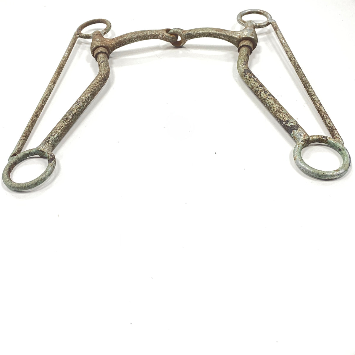 Vintage Western Curb Bit Jaw Breaker Jointed Sniffle Center Mouth Piece