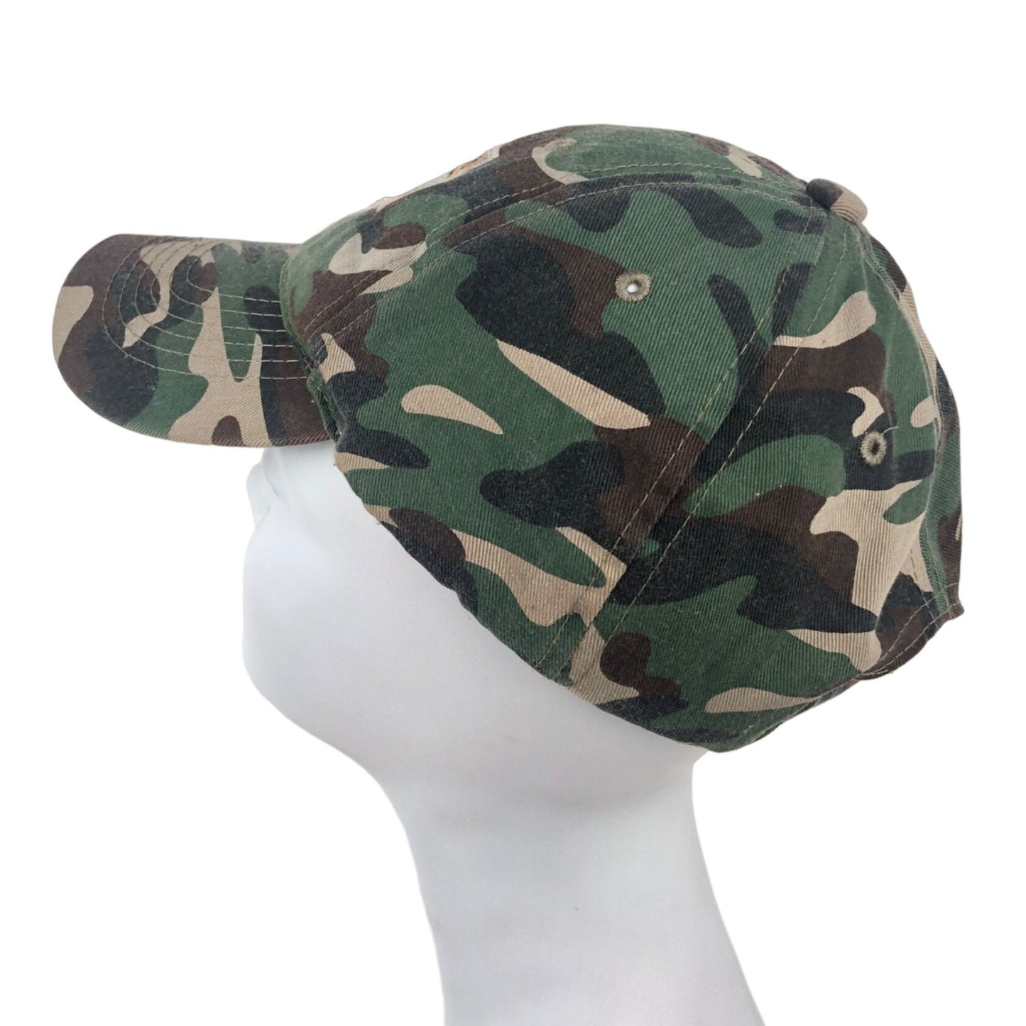 Harley Davidson Embroidered Logo One Size Adjustable Strap Hat Cap Camouflage