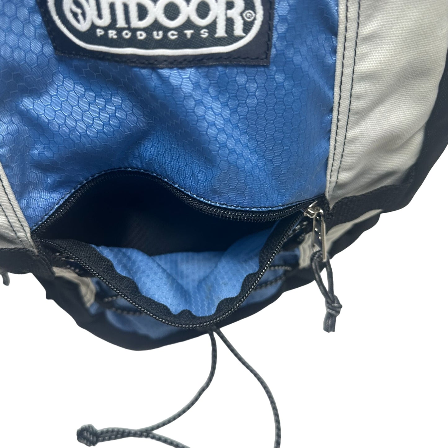 Outdoor Products Backpack Blue Black Multiple Pockets School Hiking Camping