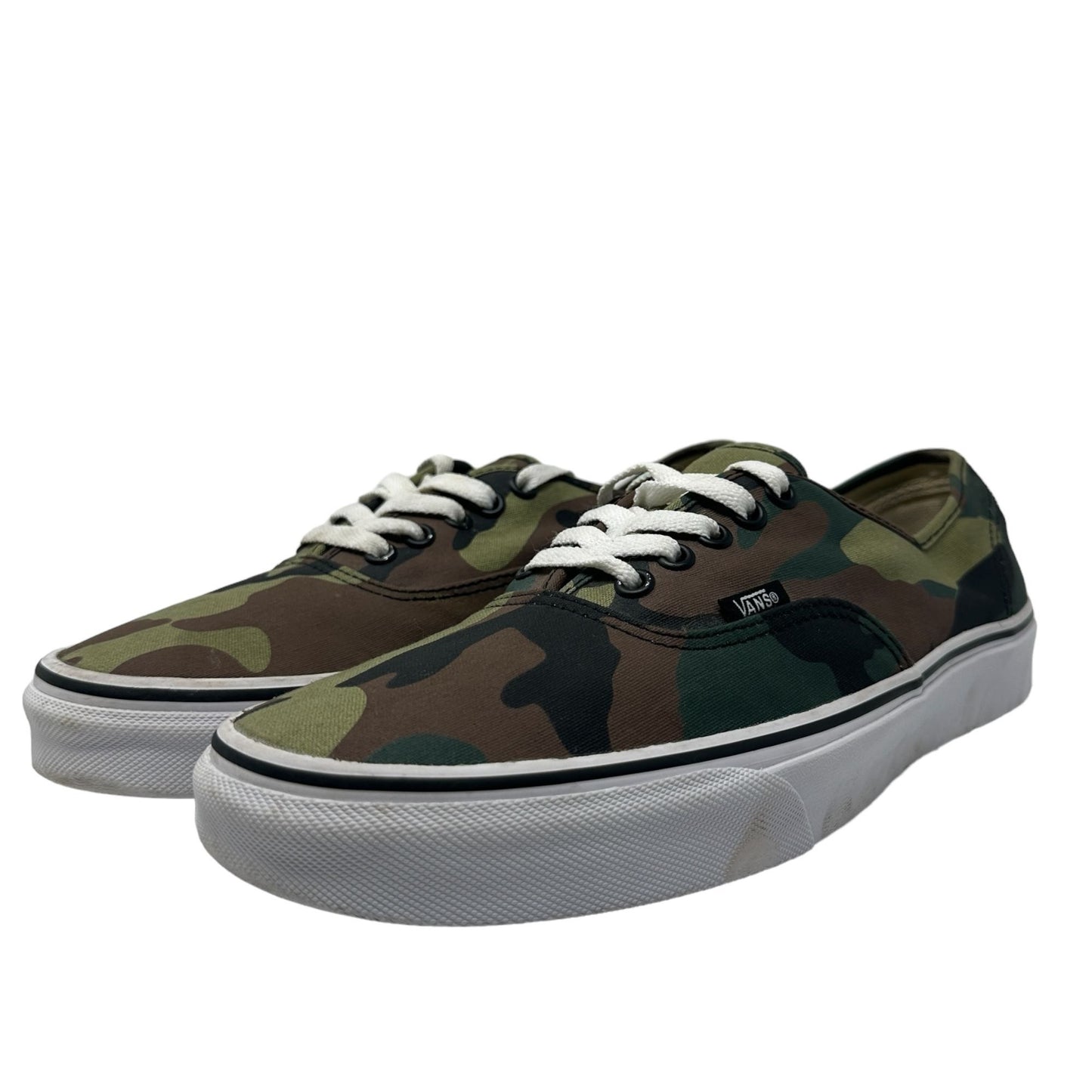 VANS Mens 10 Kyle Walker Pro Skateboard Canvas Sneakers Shoes Camouflage Skater