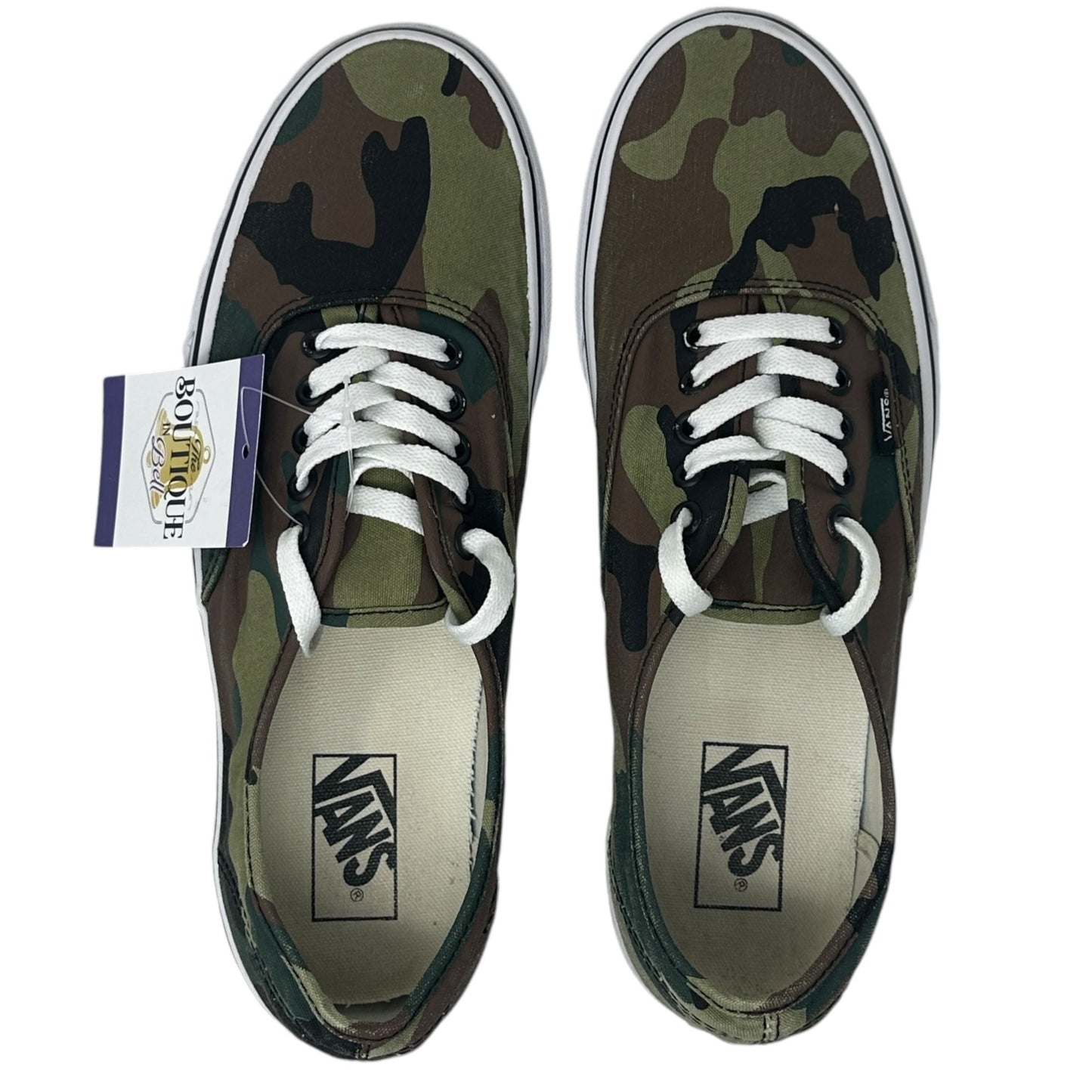 VANS Mens 10 Kyle Walker Pro Skateboard Canvas Sneakers Shoes Camouflage Skater