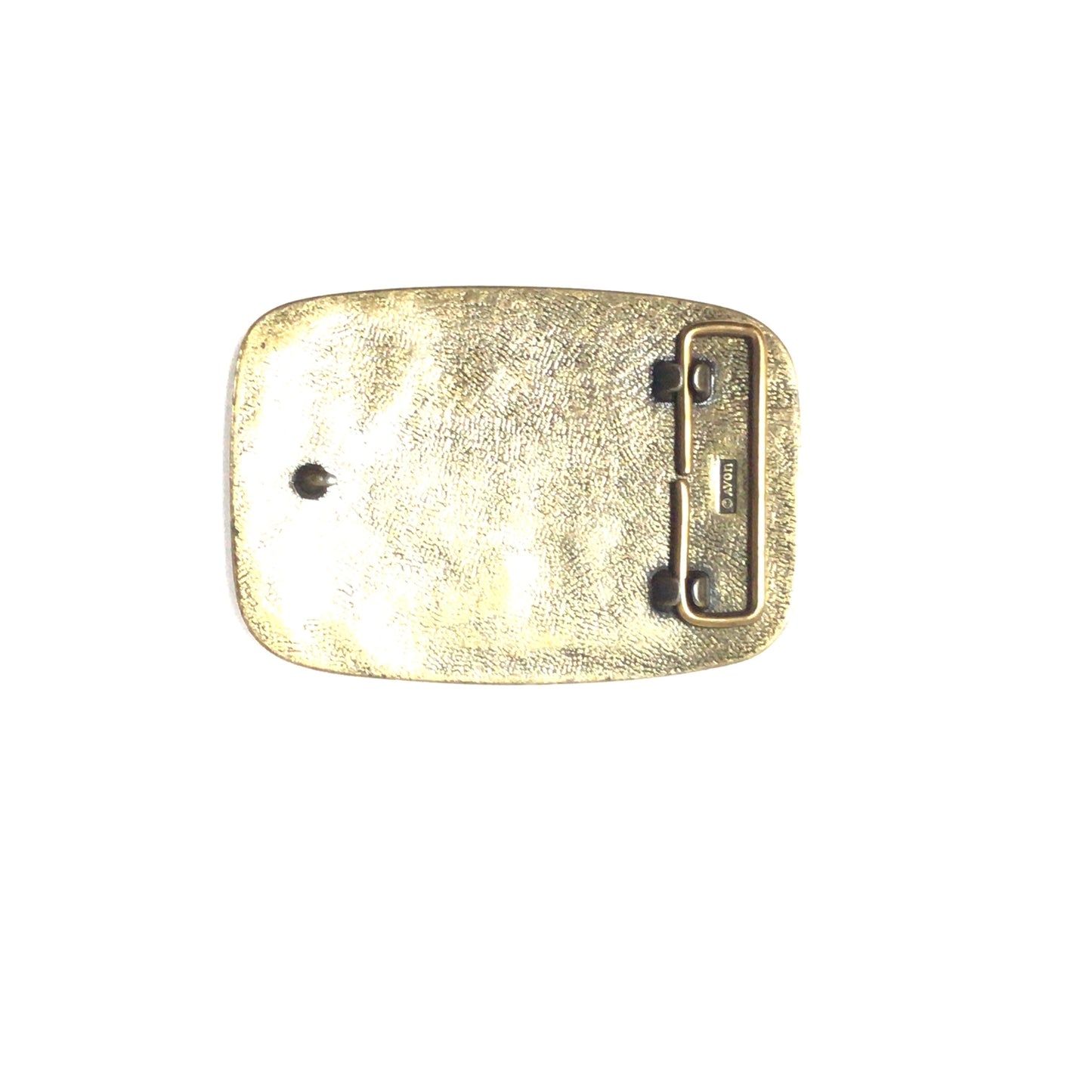 Vintage Avon Brass Bi-Plane Belt Buckle