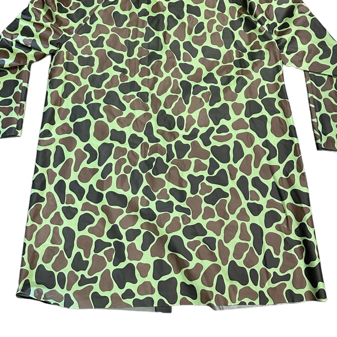 Sportsmans Choice Rain Jacket Reversible XL Duck Camouflage Poncho Full Zip 80s