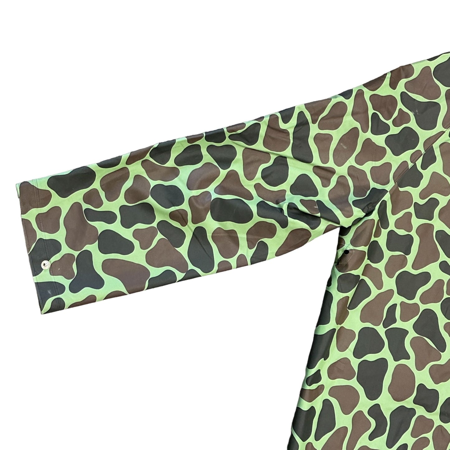 Sportsmans Choice Rain Jacket Reversible XL Duck Camouflage Poncho Full Zip 80s