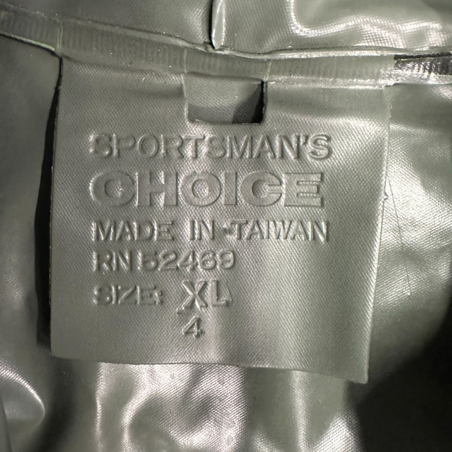 Sportsmans Choice Rain Jacket Reversible XL Duck Camouflage Poncho Full Zip 80s