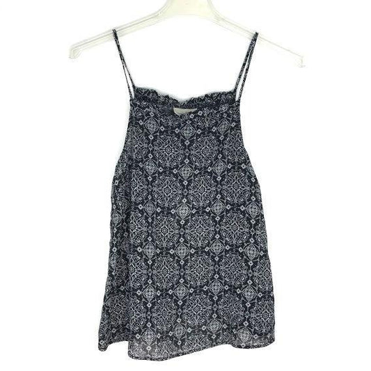 NWT Universal Thread L Boho Sleeveless Tank Top Ruffle Trim Square Neck Layering
