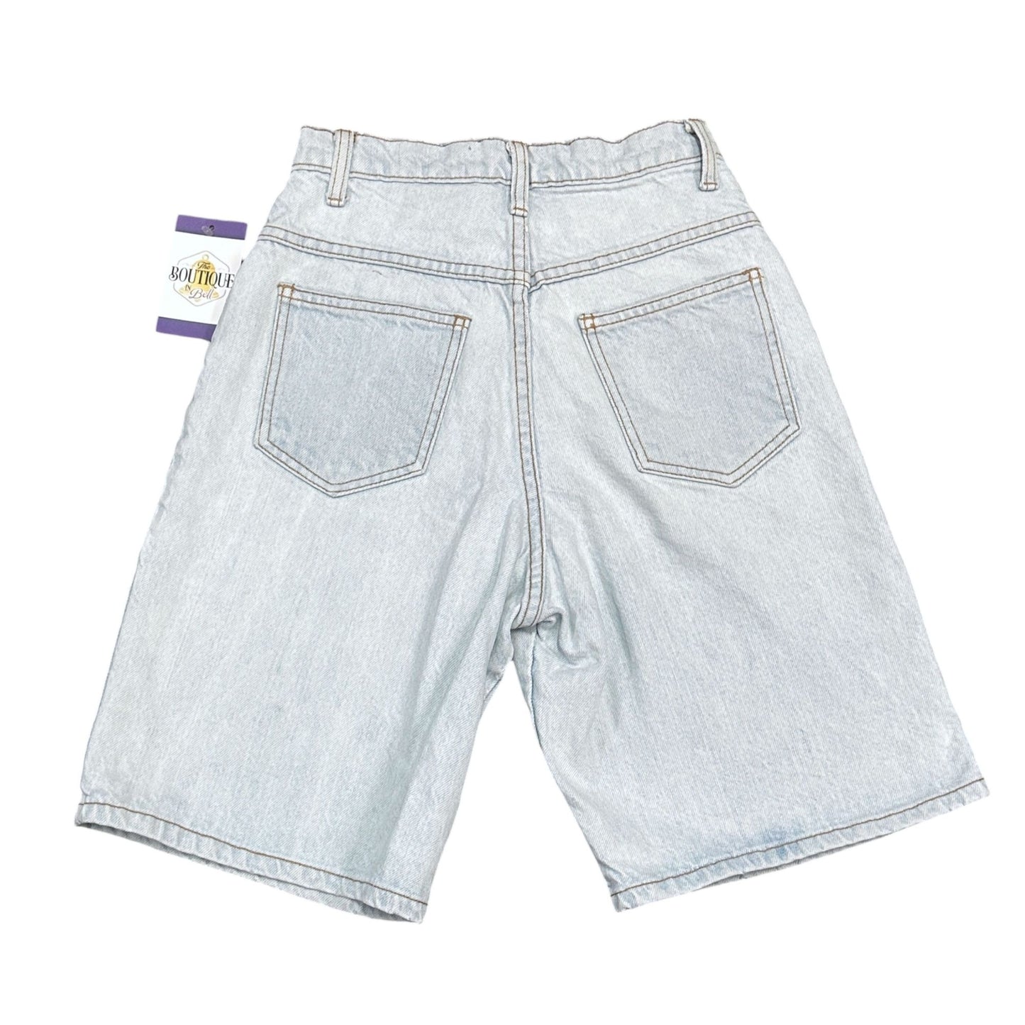 Vtg Concepts & Design Jean Shorts Jorts Junior 5 Buttonfly Bermuda Y2K 90s Retro