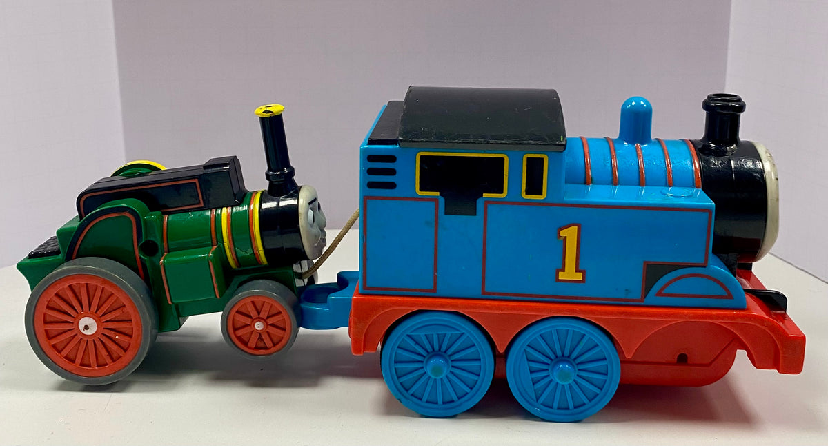 Vintage 2004 Thomas & Friends Pull String & Go featuring Thomas & Trevor