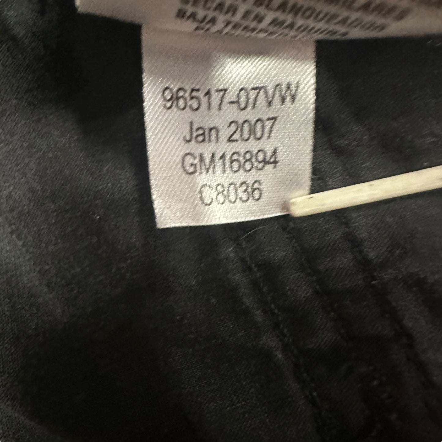 Harley Davidson Womens 12 Black Convertible Cargo Capri Pants Bottom Tie Pockets