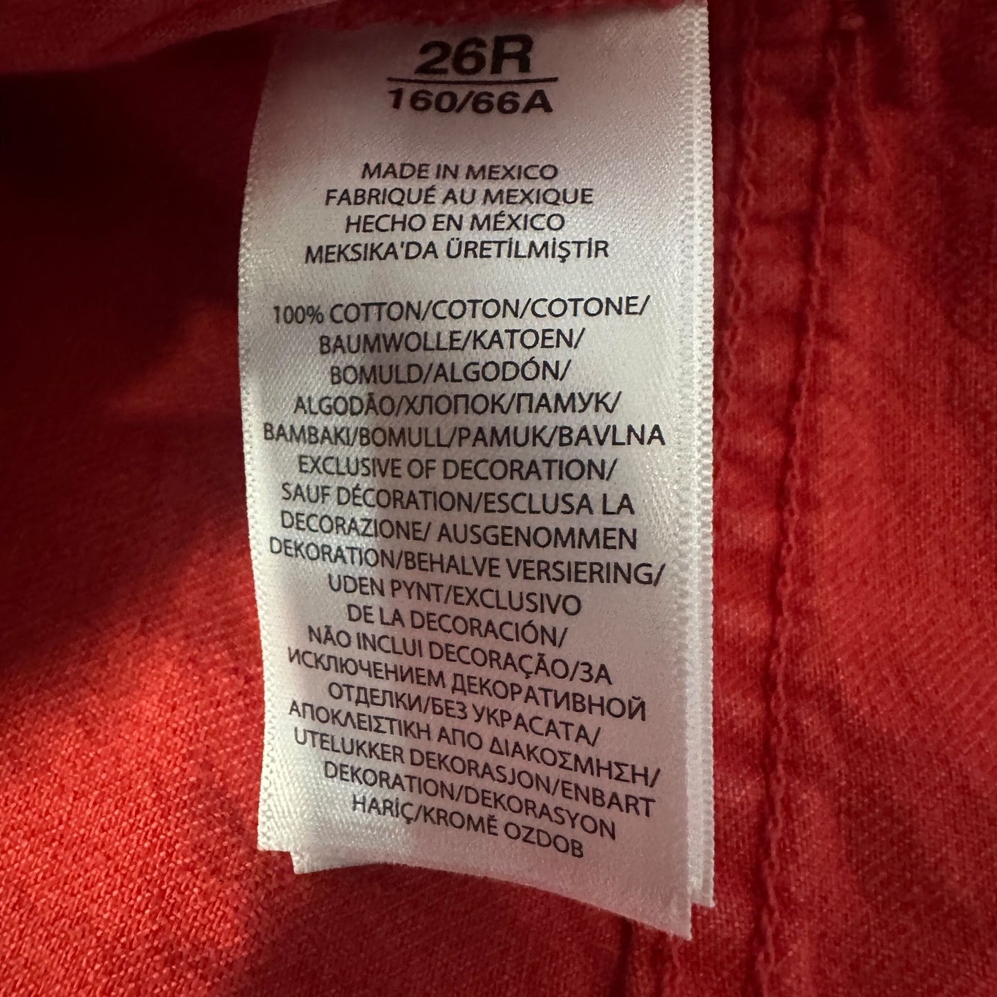 NWT Polo Ralph Lauren Womens 26 Callen High Rise Slim Red Jeans Button Fly