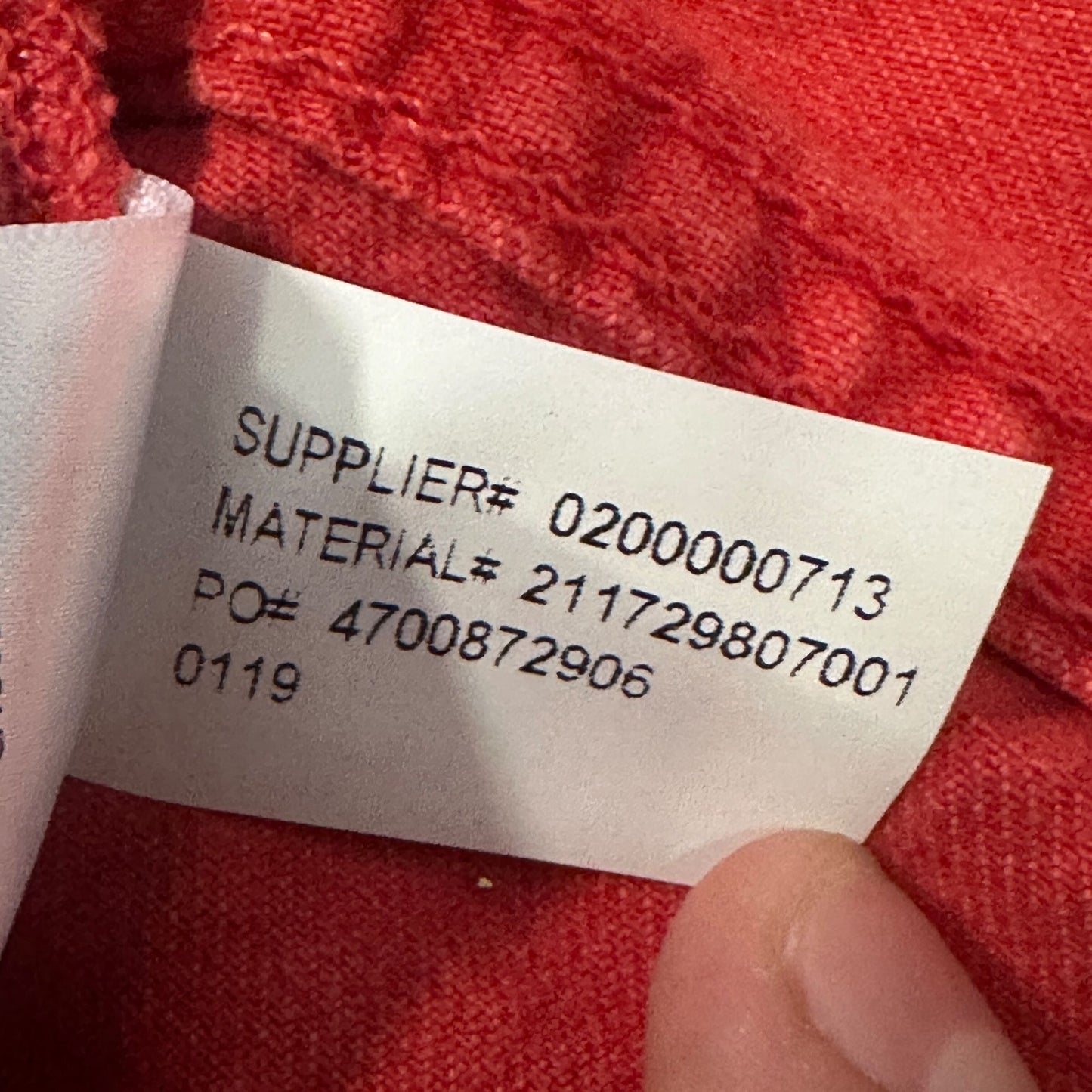 NWT Polo Ralph Lauren Womens 26 Callen High Rise Slim Red Jeans Button Fly