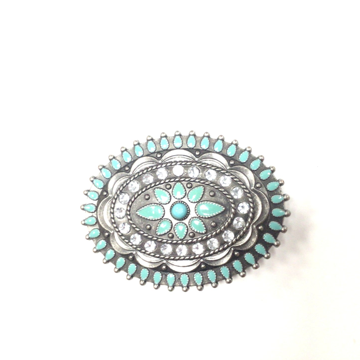 Vintage Western Style Oval Belt Buckle