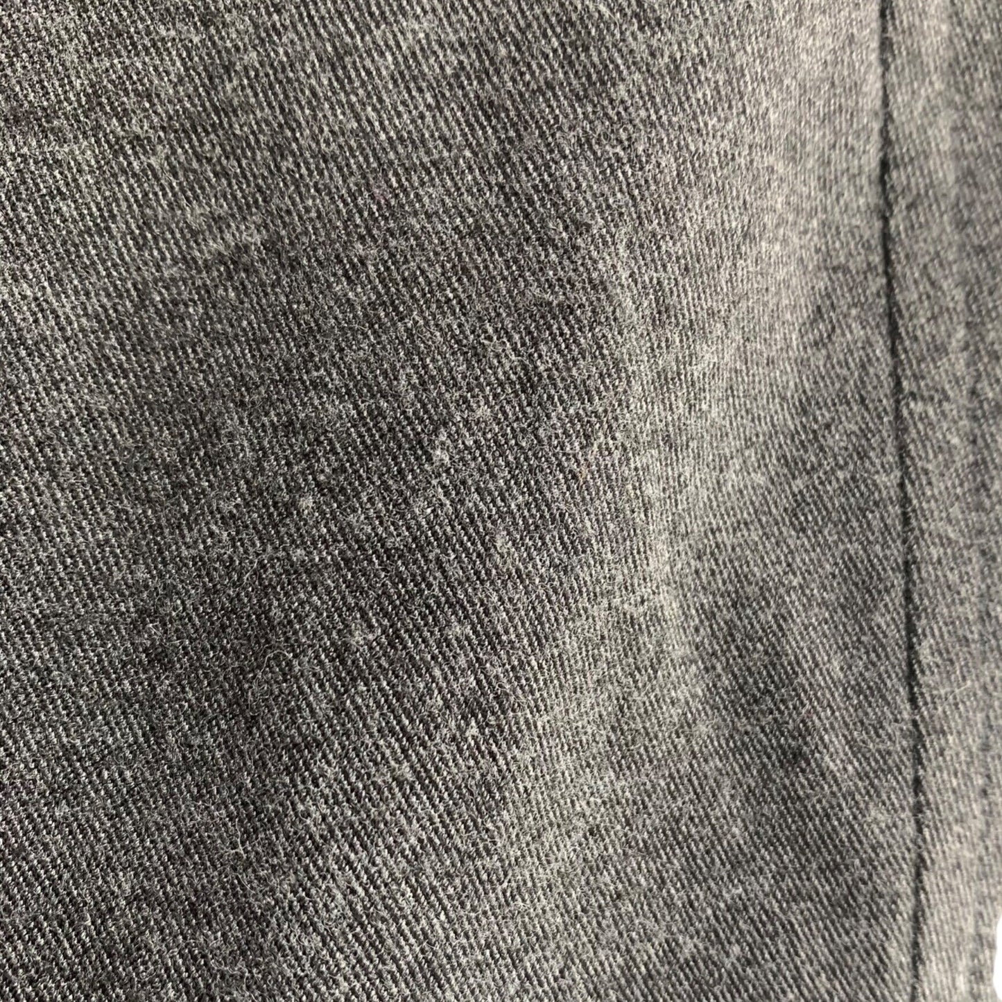 Womens Vtg Utility Jumpsuit Fubu L Gray Pockets Front Zip Side Leg Y2K Stretch