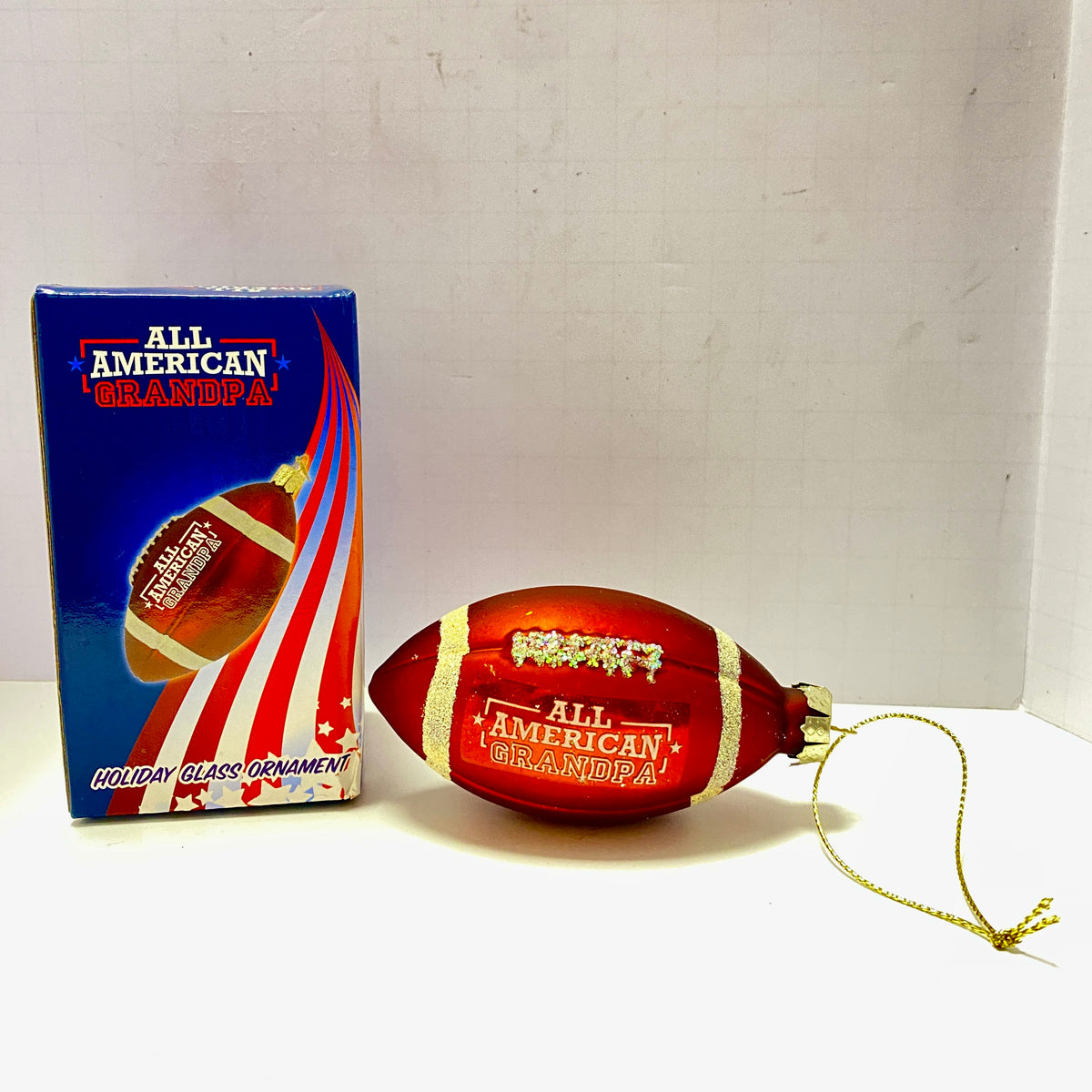 All American Grandpa Ornament 3 Pack