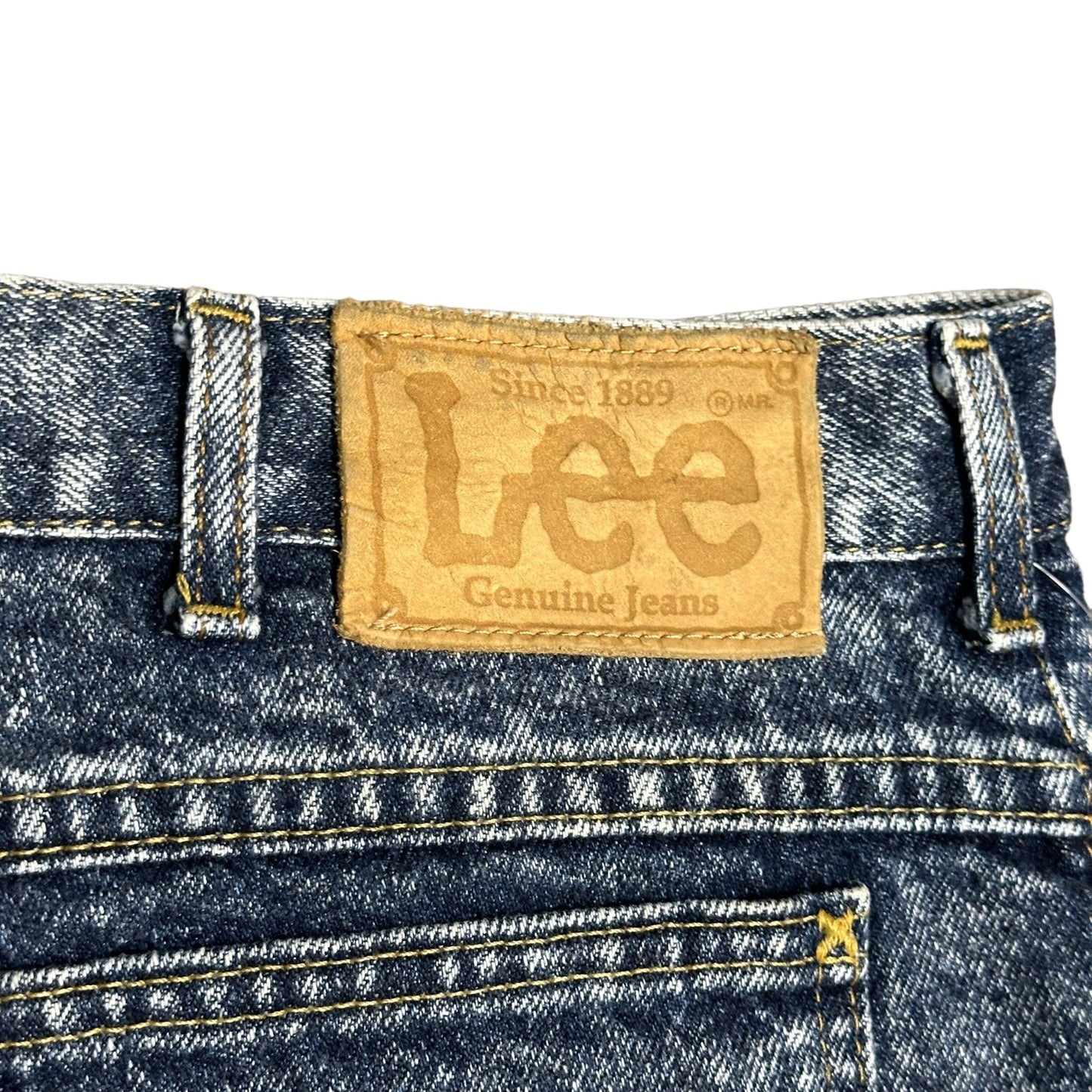 Vtg Lee Acid Wash Jeans 44x30 United Garment Workers USA 90s Y2K Grunge Normcore