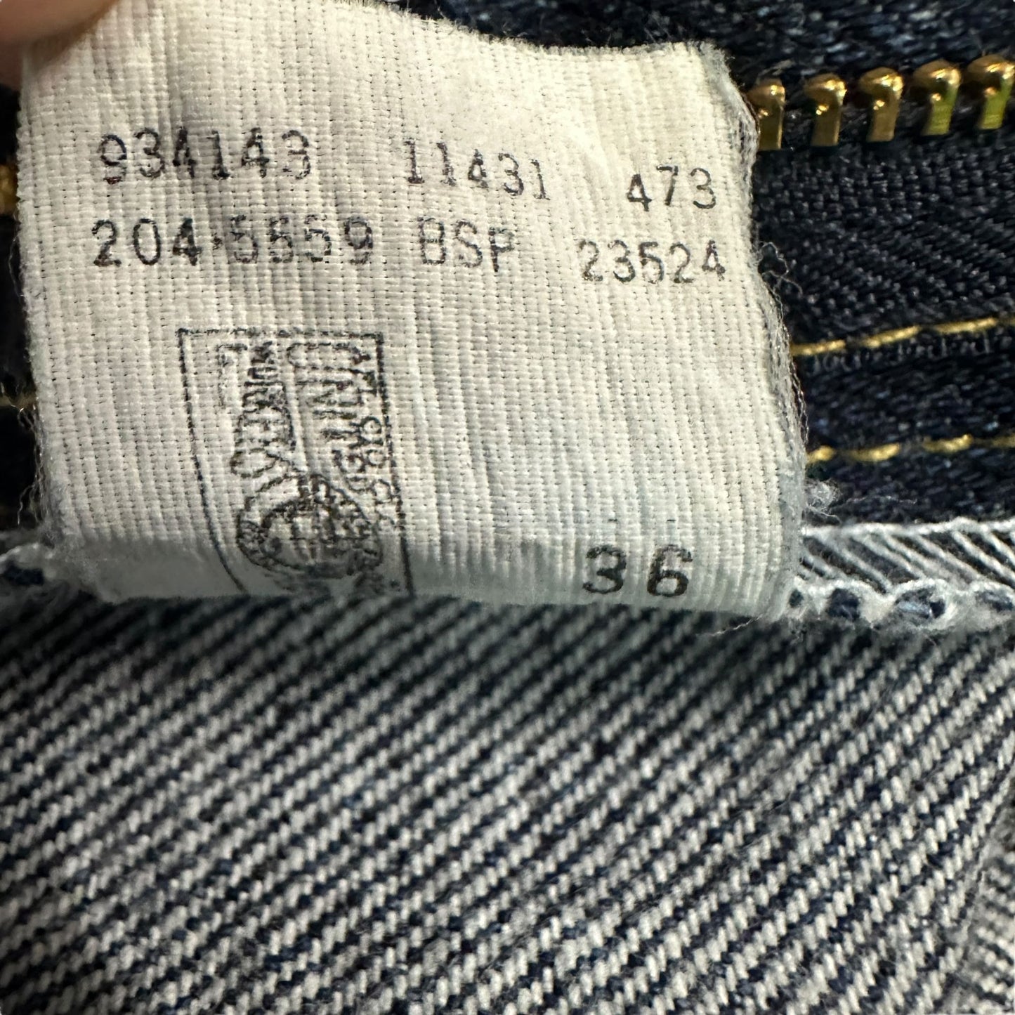 Vtg Lee Acid Wash Jeans 44x30 United Garment Workers USA 90s Y2K Grunge Normcore