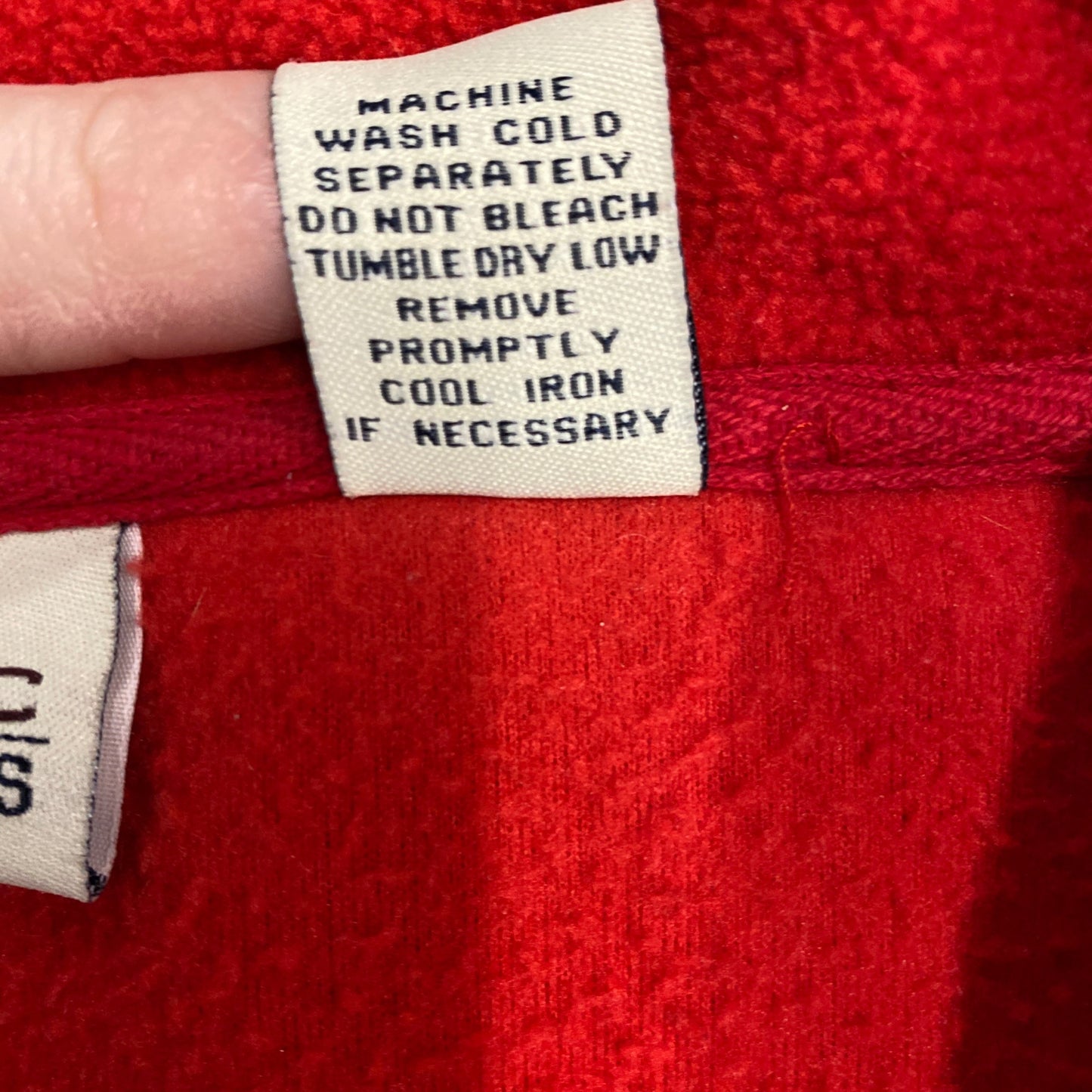 Classic Elements S Red Fleece Shirt Jacket Button Christmas Topiary Embroidered