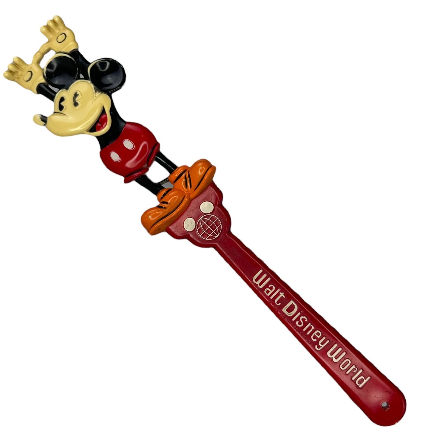 Vtg 70s Mickey Mouse Back Scratcher Walt Disney World Park Disneyana Cartooncore