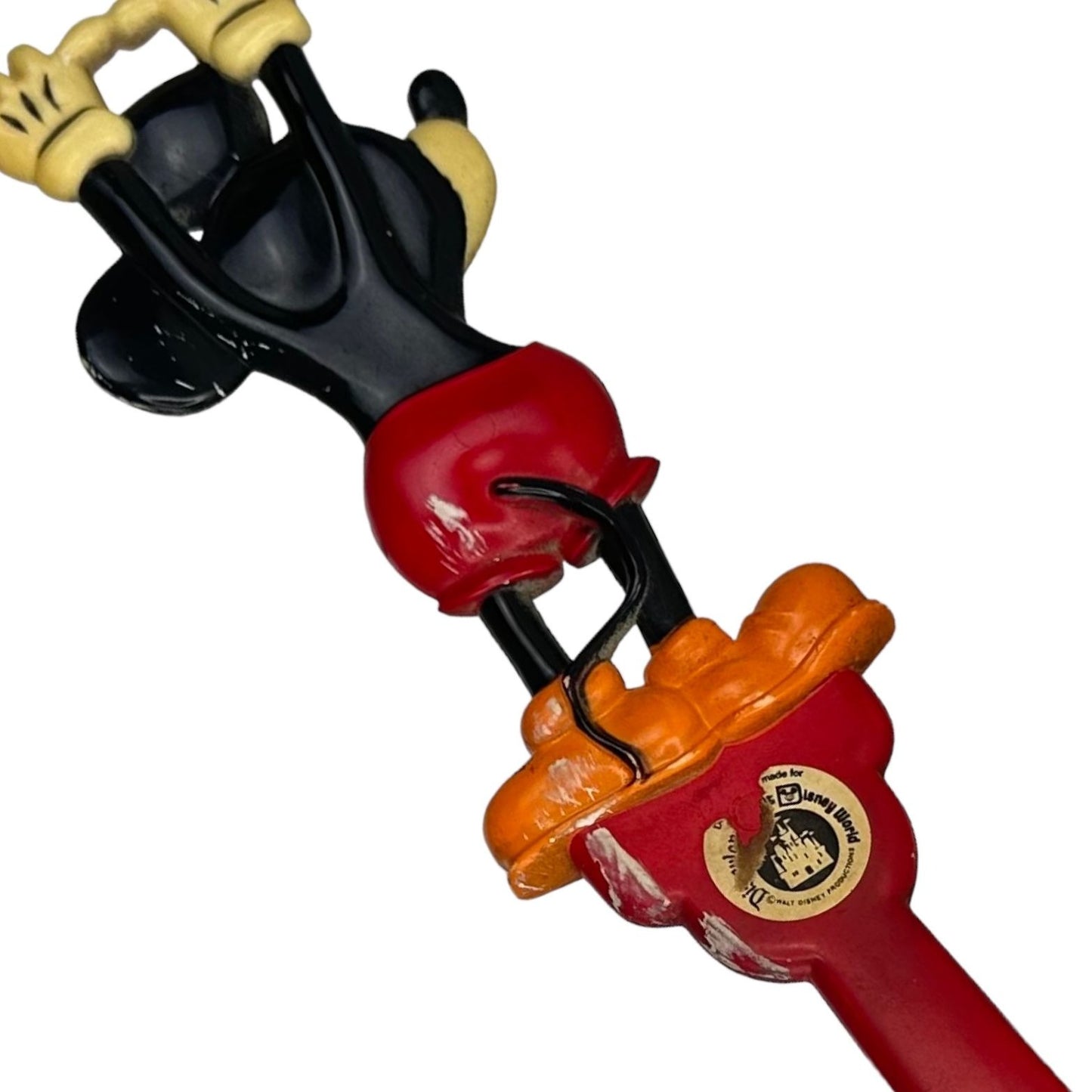 Vtg 70s Mickey Mouse Back Scratcher Walt Disney World Park Disneyana Cartooncore