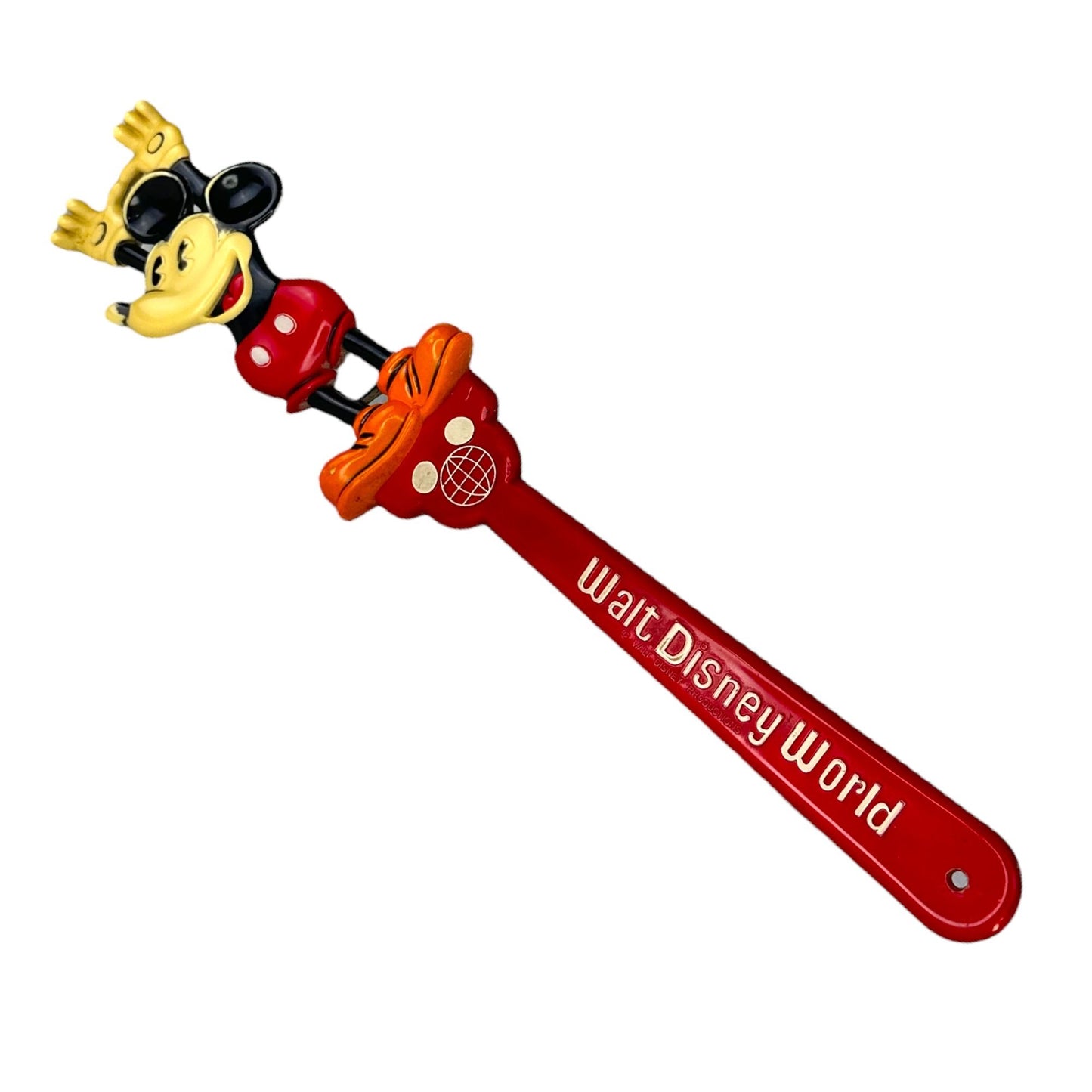 Vtg 70s Mickey Mouse Back Scratcher Walt Disney World Park Disneyana Cartooncore