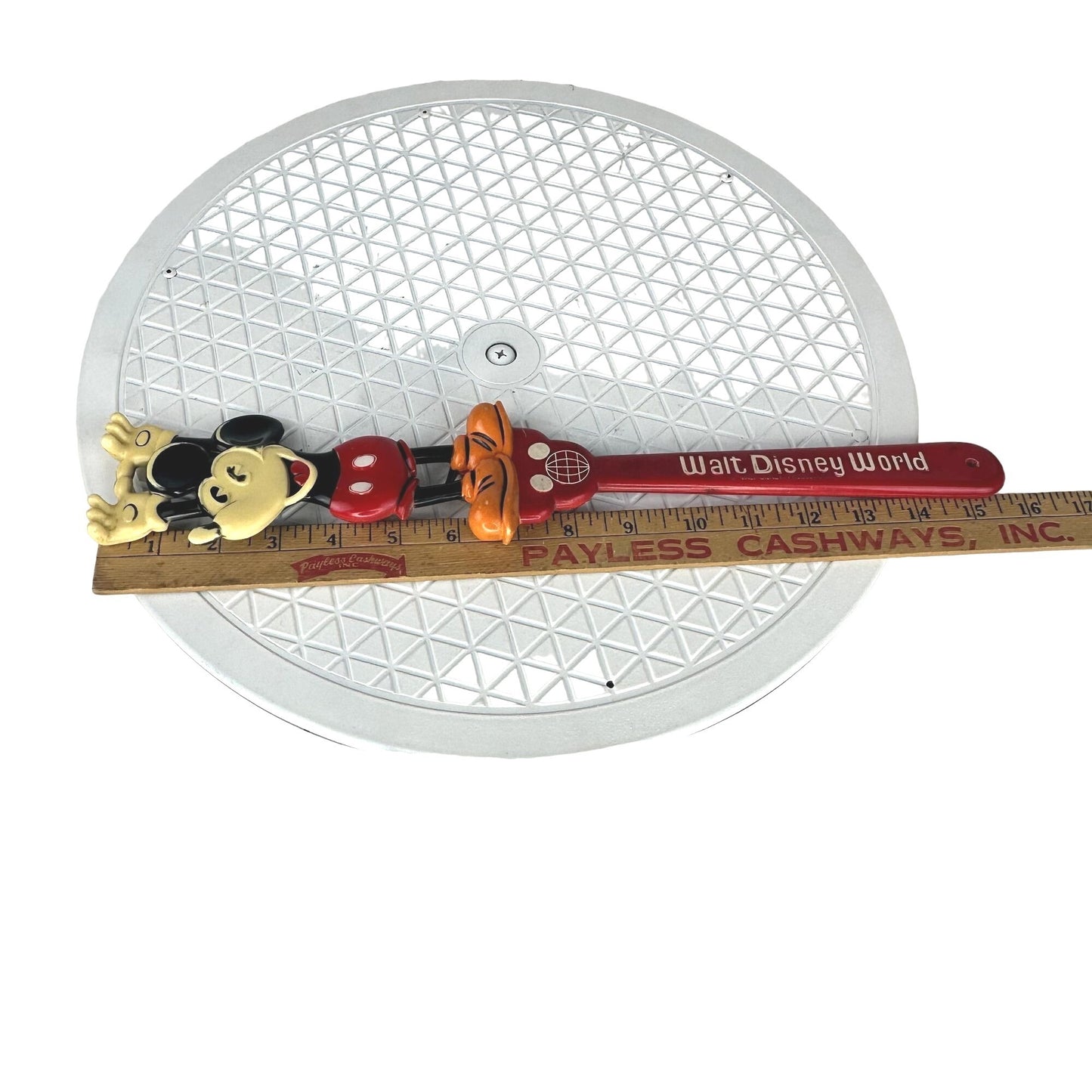 Vtg 70s Mickey Mouse Back Scratcher Walt Disney World Park Disneyana Cartooncore