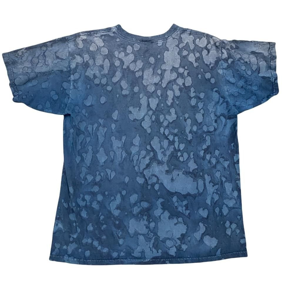 Vintage Ragtops Sportswear Tshirt Lighthouse Nautical Marbled Tie Dye USA Made M