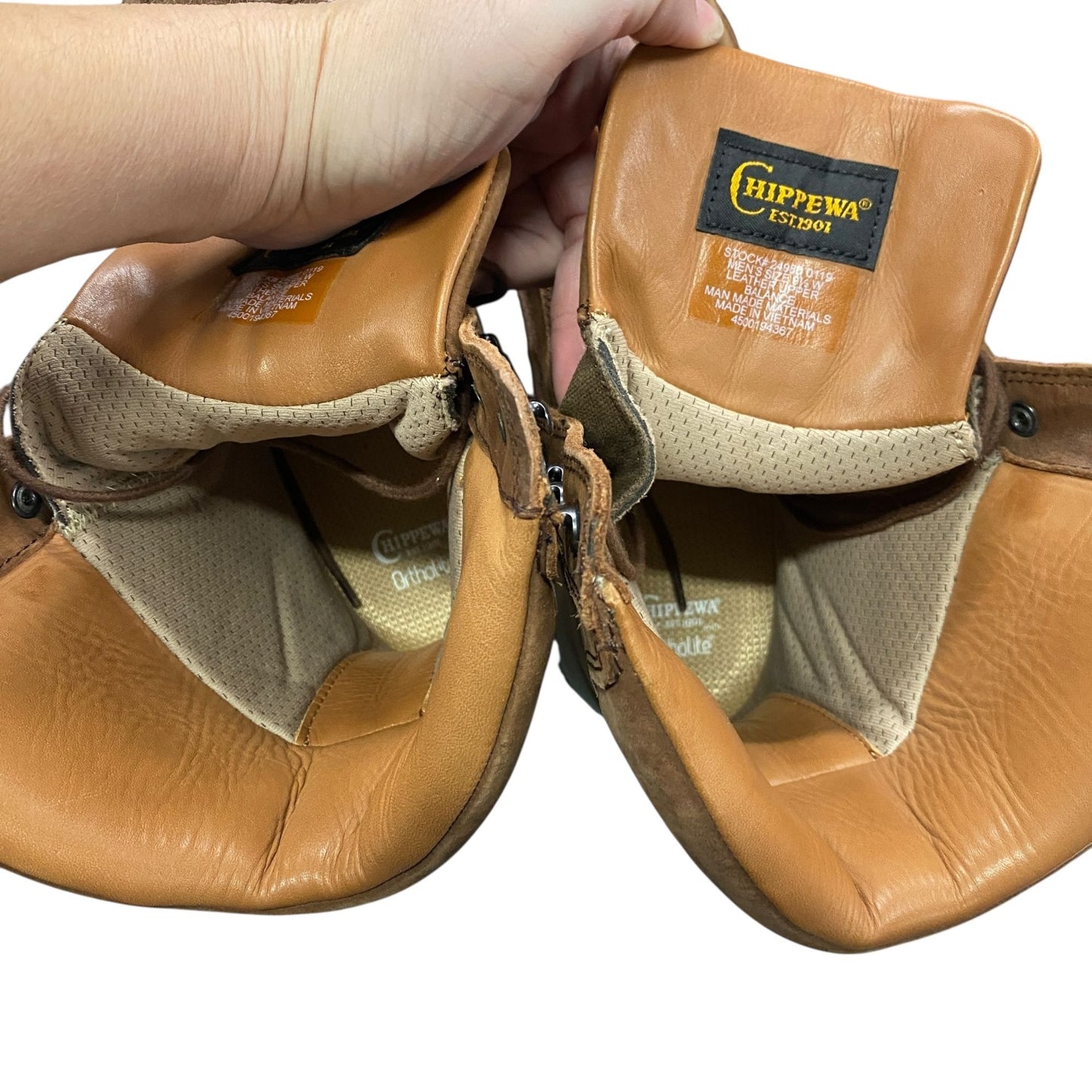 Chippewa 24980 9" Logger Boot Waterproof Insulated Steel Toe Vibram Ortholite