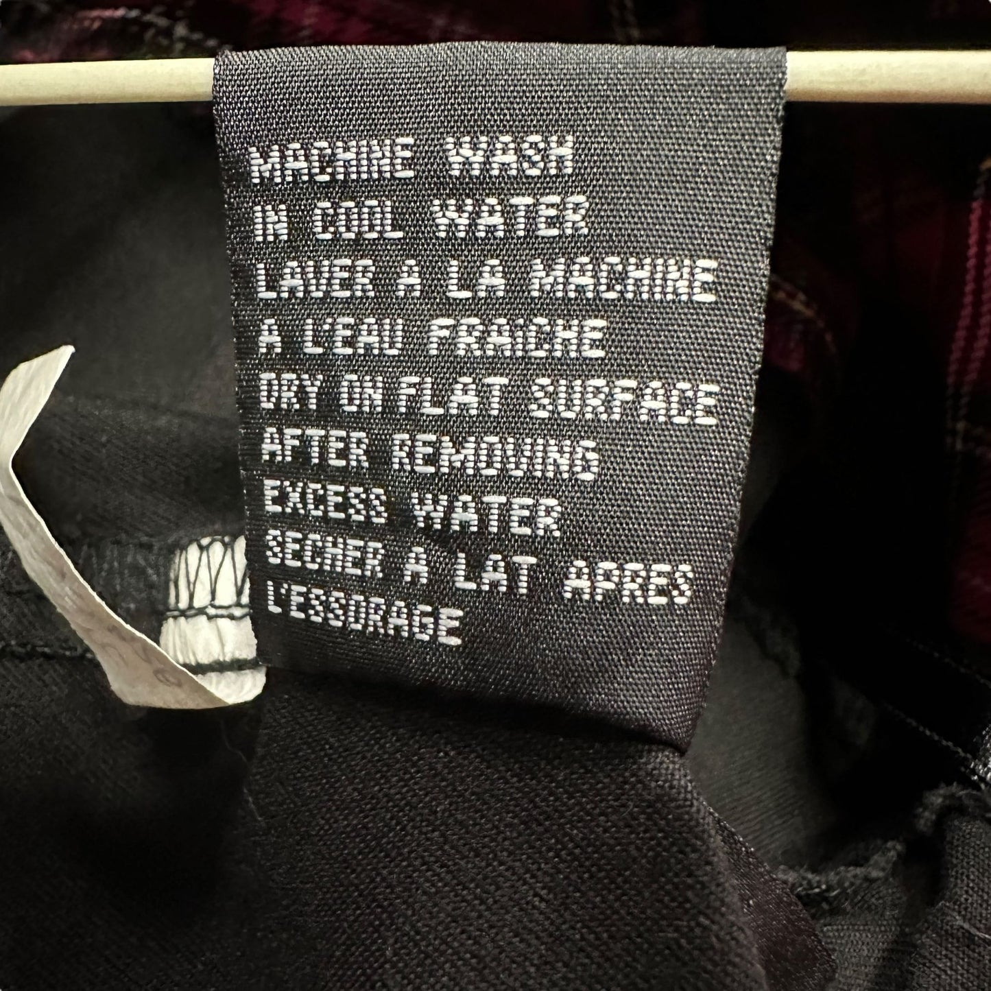 TRIPP NYC Daang Goodman Mini Skirt S Black Pink Plaid Pleated Punk Goth Y2K Emo