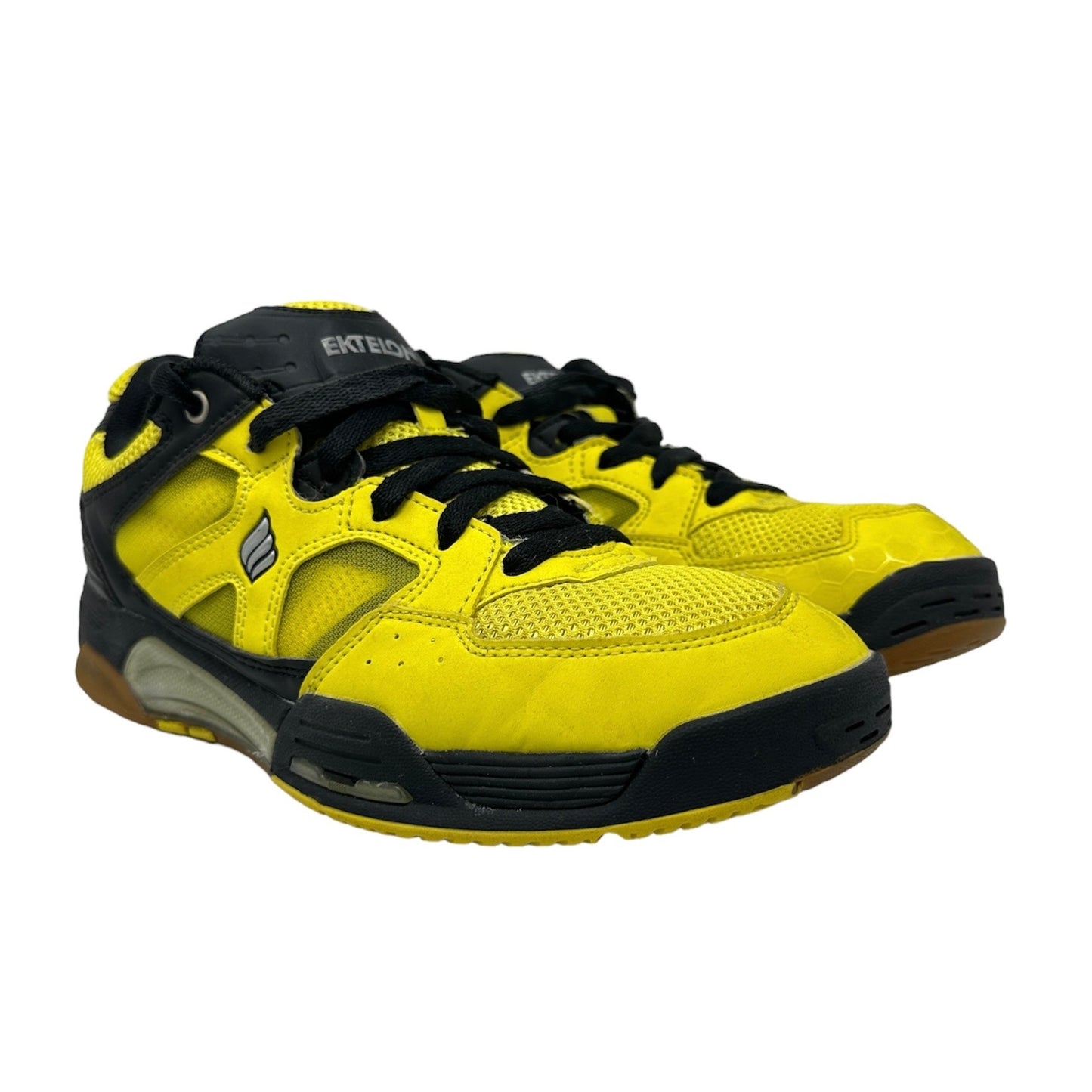 Ektelon Mens 7 Attack Low Shoe Racquetball 8E058703 Yellow Black Tennis Athletic