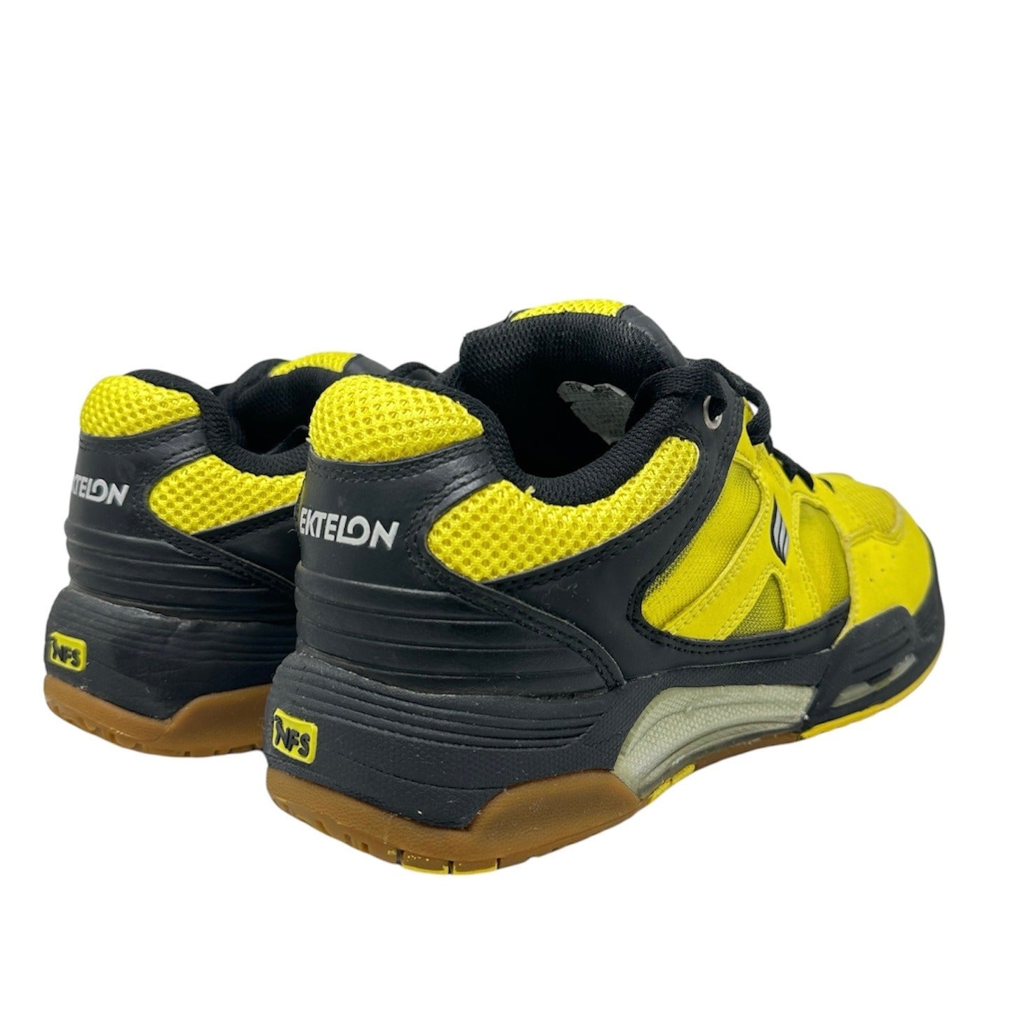 Ektelon Mens 7 Attack Low Shoe Racquetball 8E058703 Yellow Black Tennis Athletic