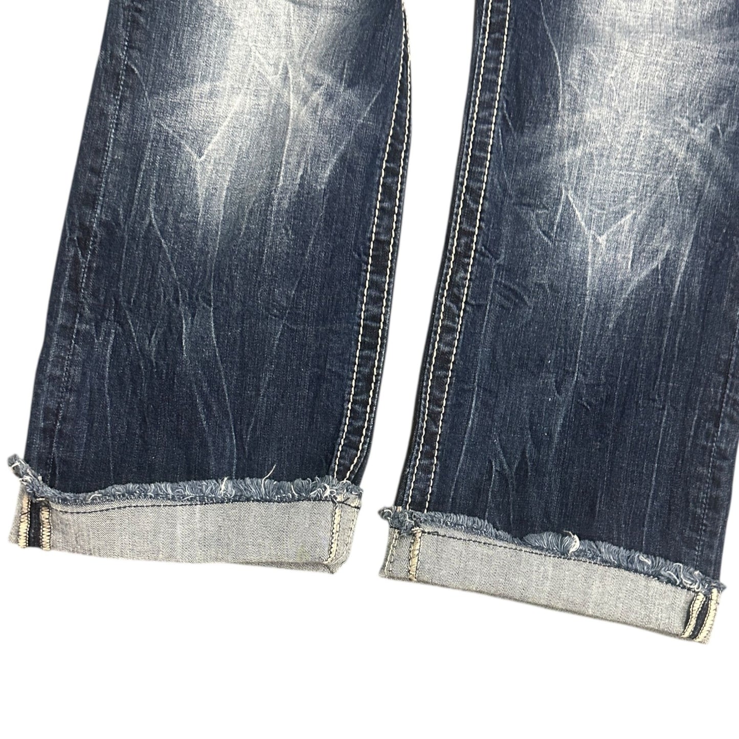 Miss Me Womens Size 30 Mid-Rise Cropped Jeans Blue Strech