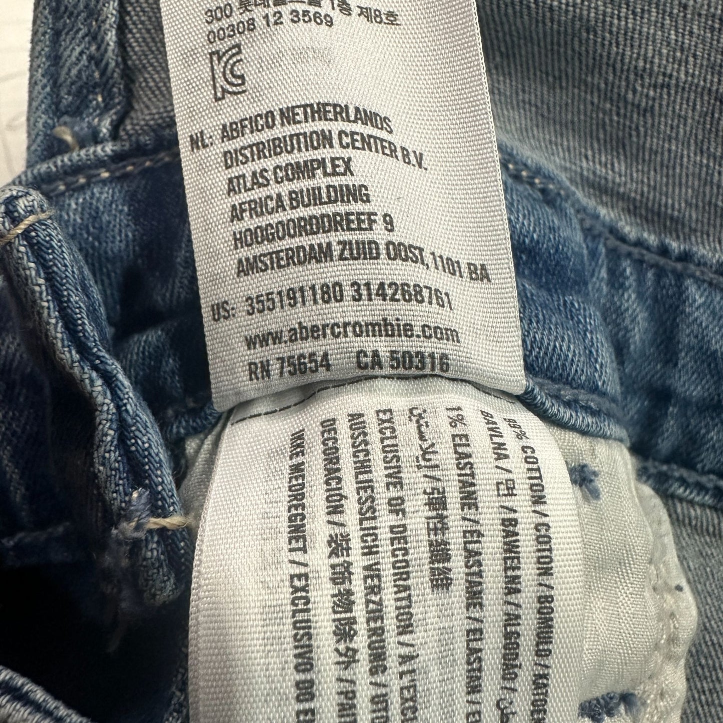 Hollister Womens S High-Rise Crop Boyfriend Overalls Distressed Stretch