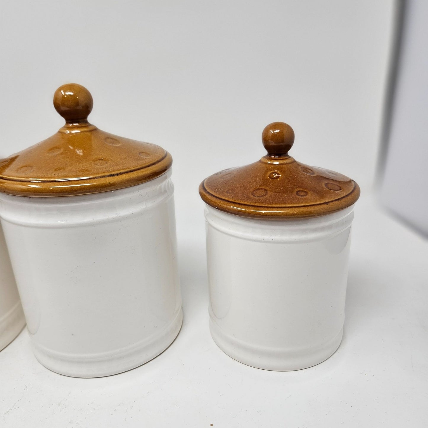 Vintage Sears, Roebucks and Co. 1982 “Merry Mushrooms” 4 -Piece Canister Set